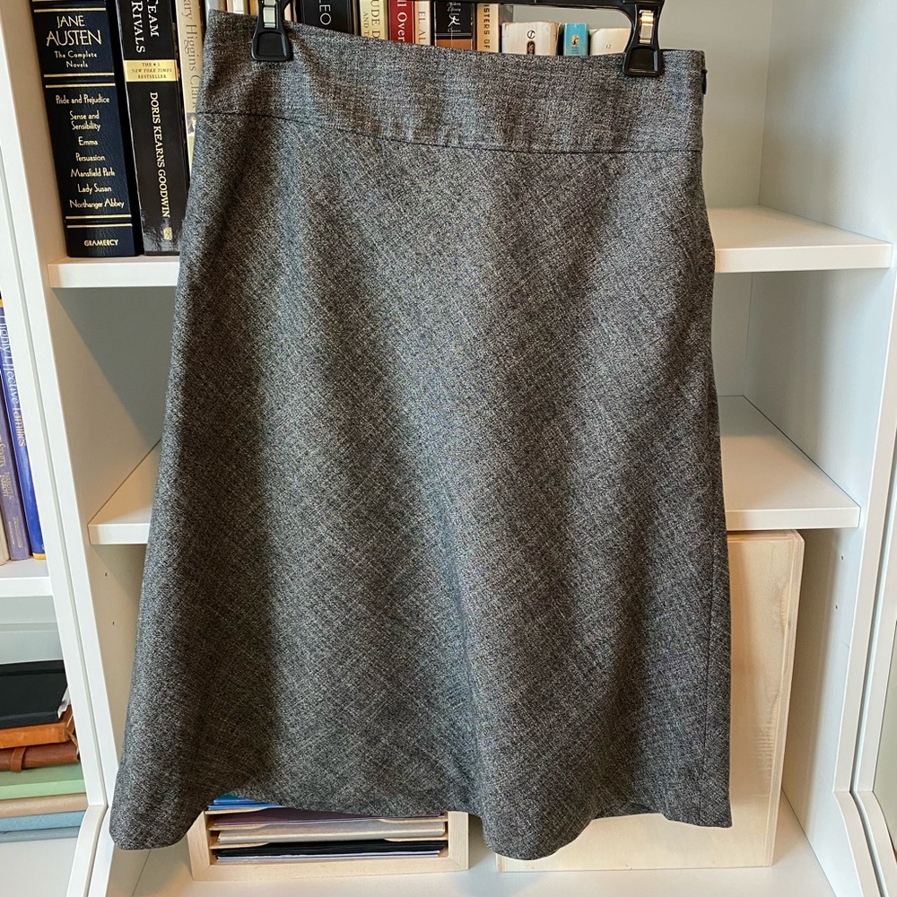 The Limited Textured High Waist A-Line Skirt